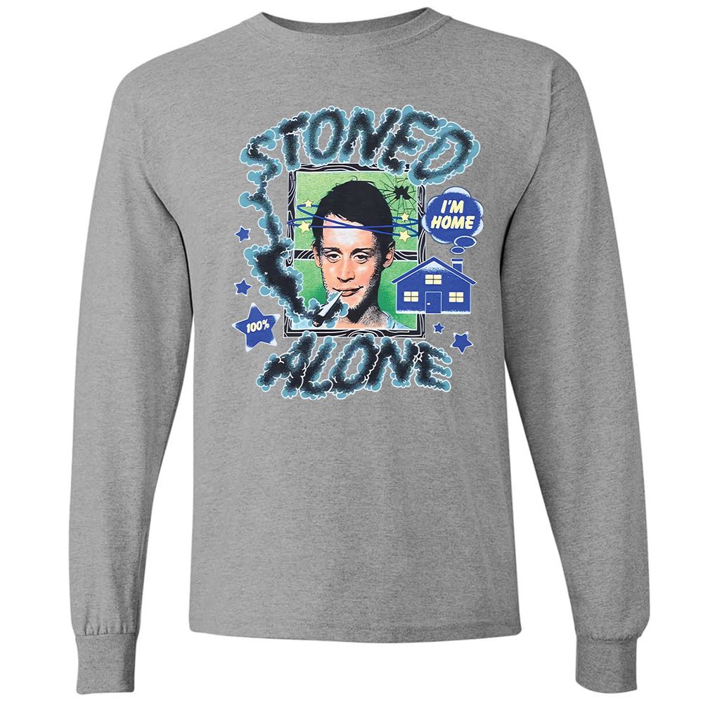 Stoned home alone - Graphite Heather - 6