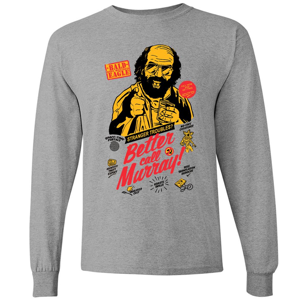 Long Sleeve T-Shirt - MANETHUU - Graphite Heather - 6