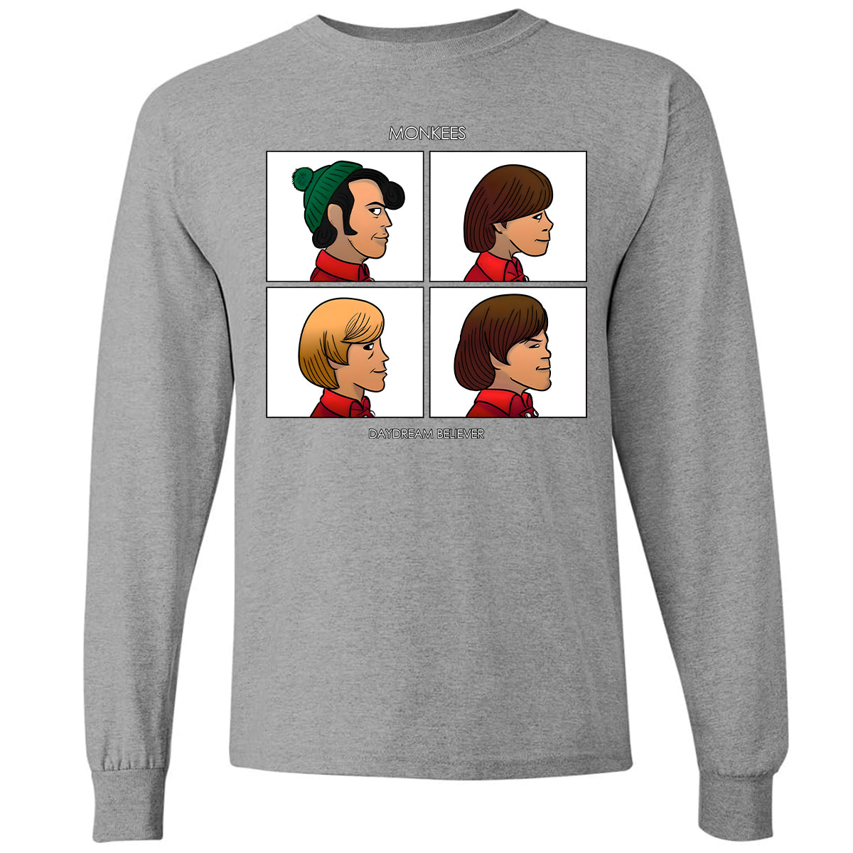 Long Sleeve T-Shirt - NDE5LKDM - Graphite Heather - 6