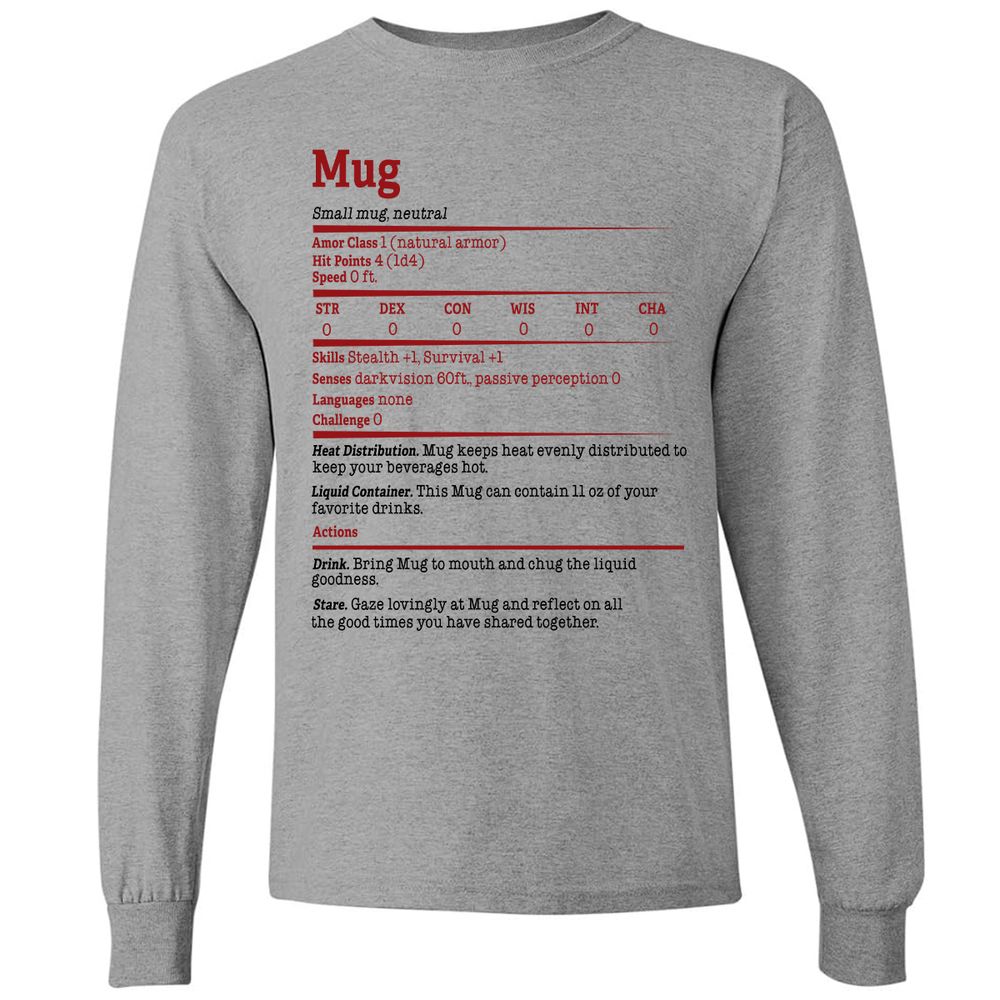 Long Sleeve T-Shirt - 72F8WKSM - Graphite Heather - 6