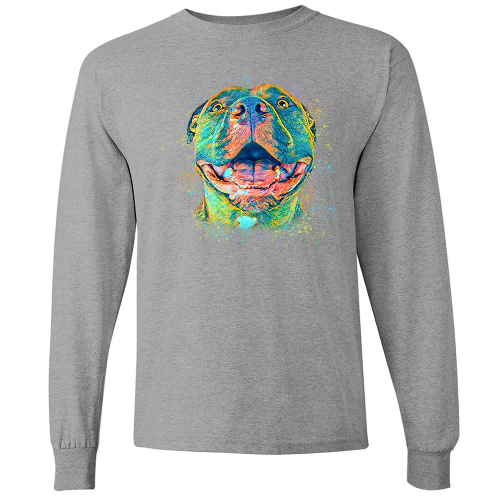 Long Sleeve T-Shirt - 6X2UKE8J - Graphite Heather - 6