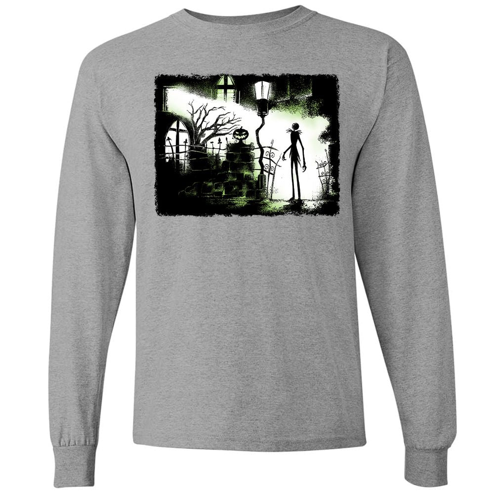 Long Sleeve T-Shirt - Black - Graphite Heather - 6