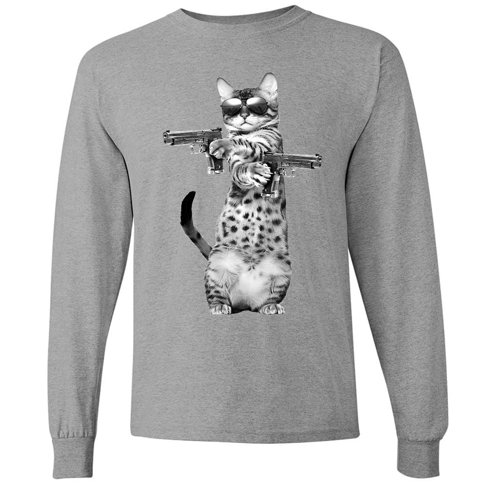 Long Sleeve T-Shirt - B5C38VUT - Graphite Heather - 6