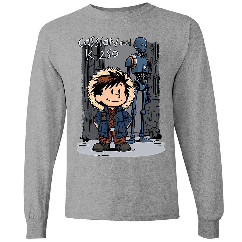 Long Sleeve T-Shirt - ZD2MUR12 - Graphite Heather - 6