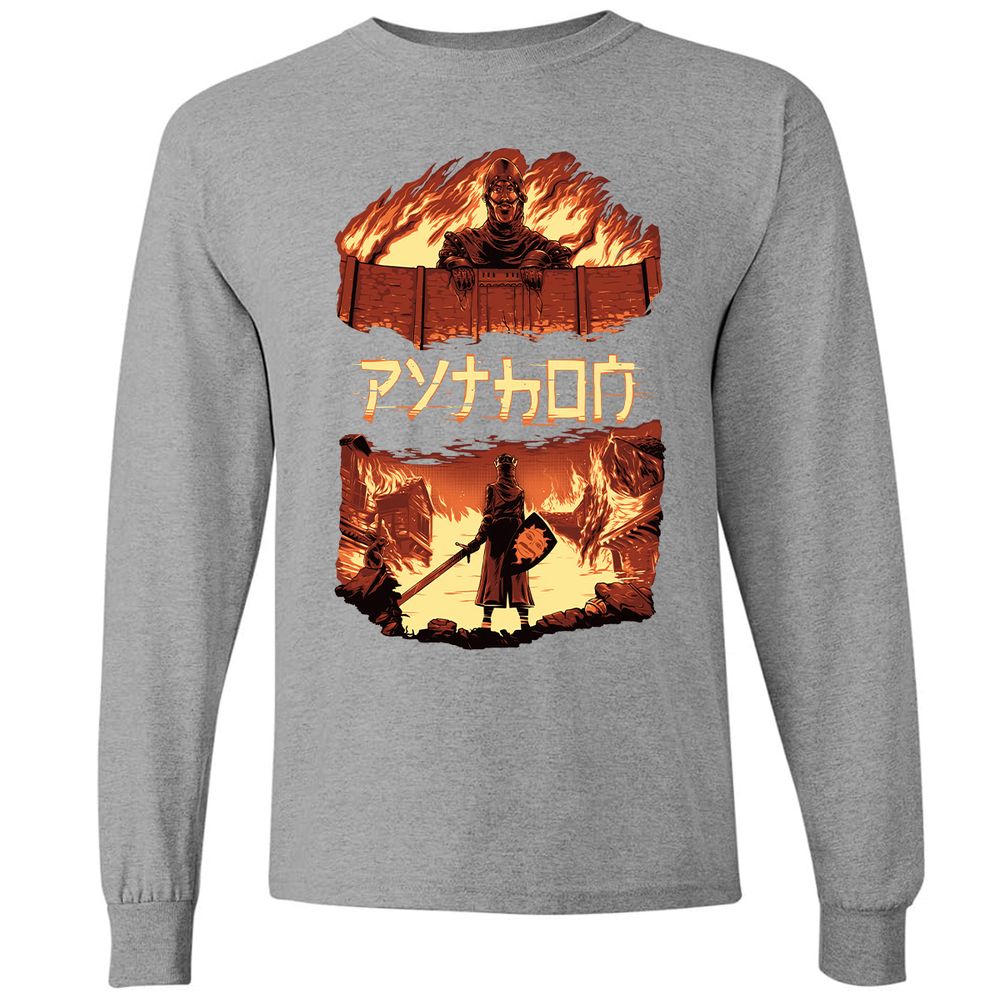 Long Sleeve T-Shirt - ZPXP1TNL - Graphite Heather - 6