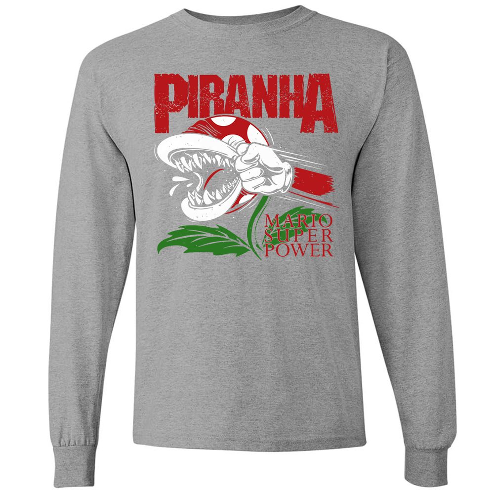 Long Sleeve T-Shirt - QLFV4WDF - Graphite Heather - 6