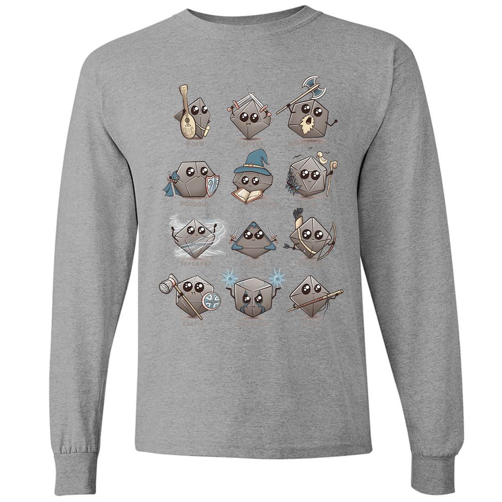 Long Sleeve T-Shirt - EZEQNUFY - Graphite Heather - 6