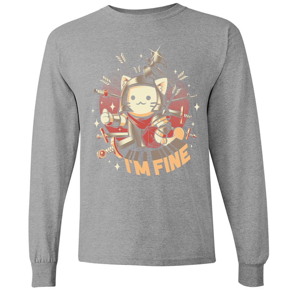 Long Sleeve T-Shirt - 9DHT8T47 - Graphite Heather - 6