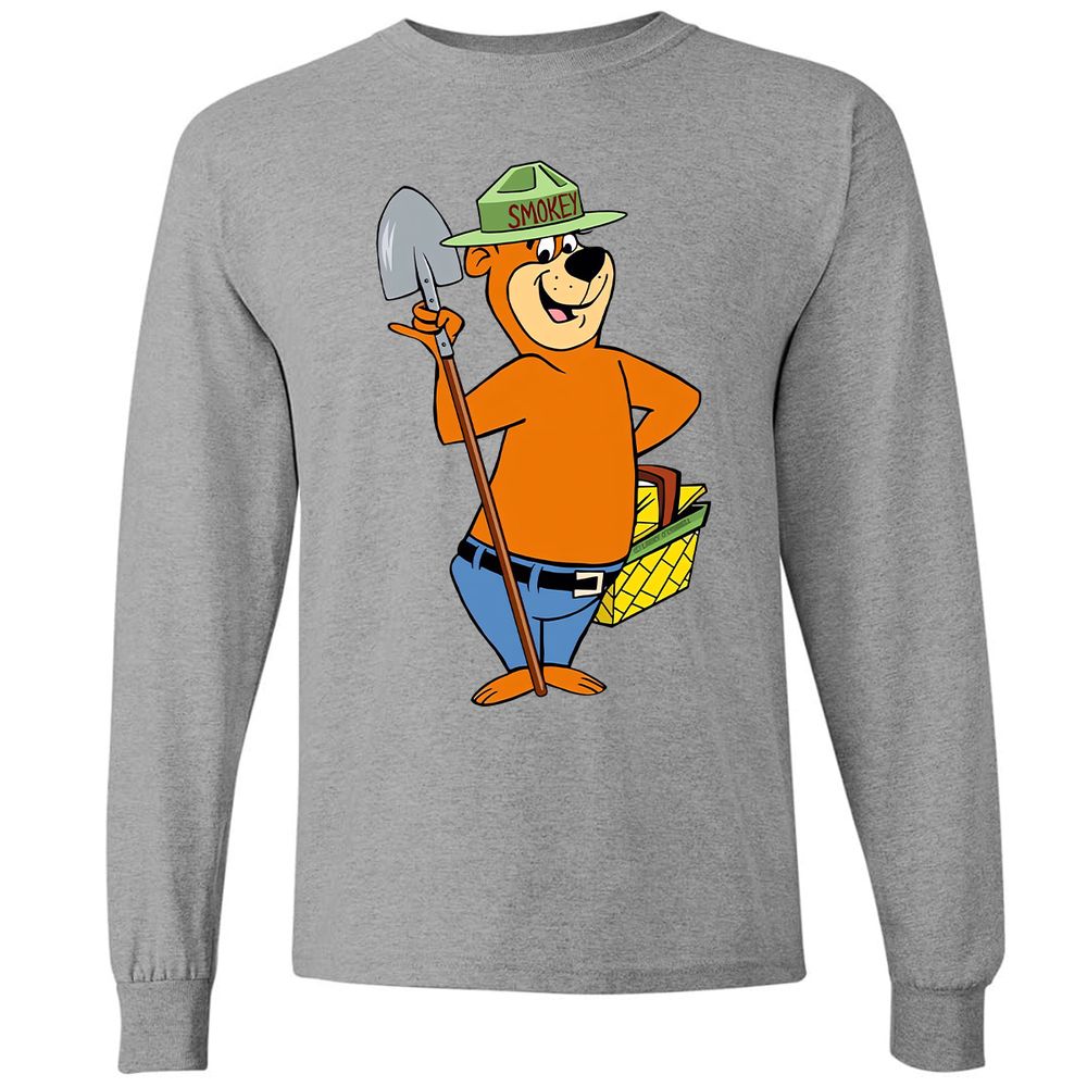 Long Sleeve T-Shirt - 1E6HA5NT - Graphite Heather - 6