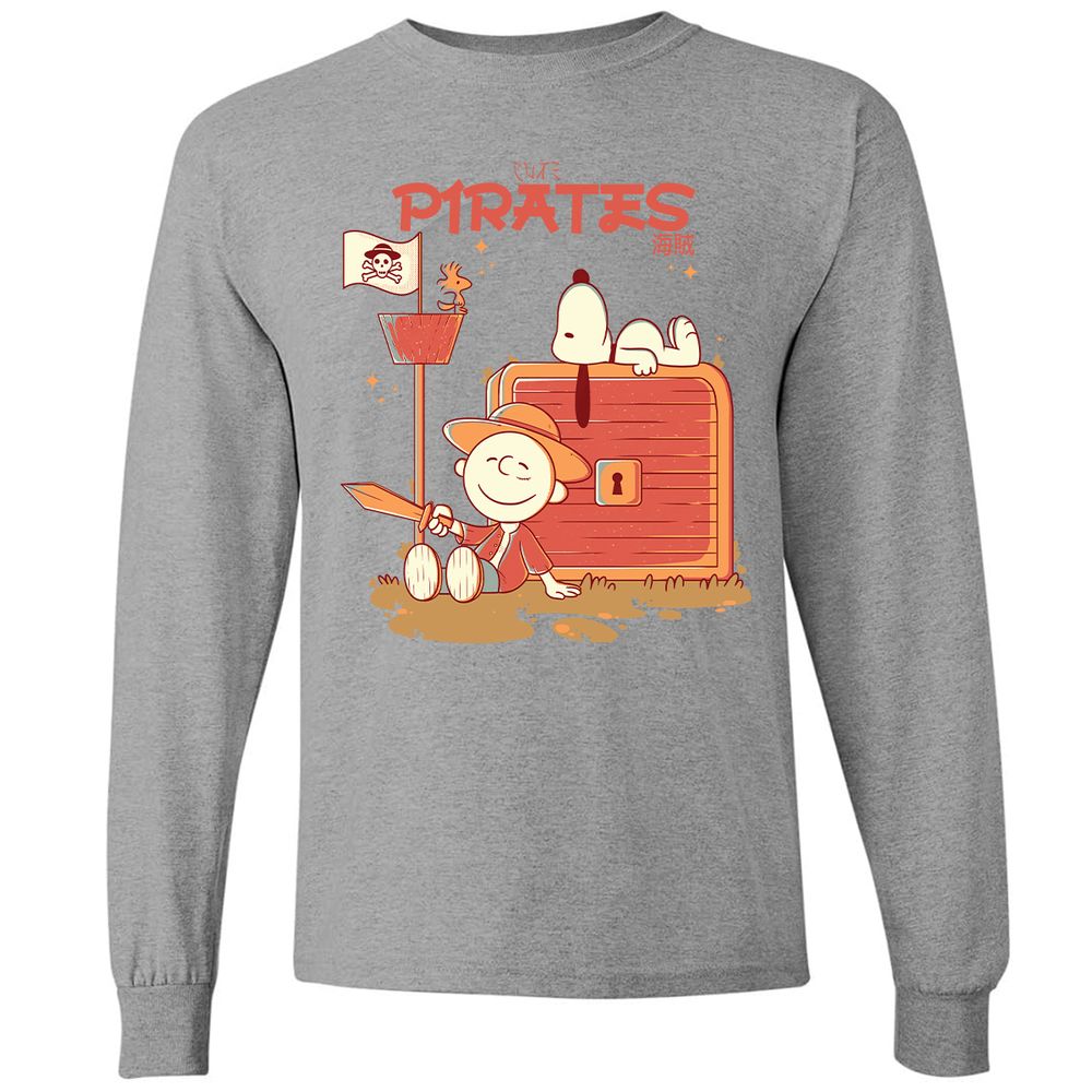 Long Sleeve T-Shirt - RAK7KSPQ - Graphite Heather - 6