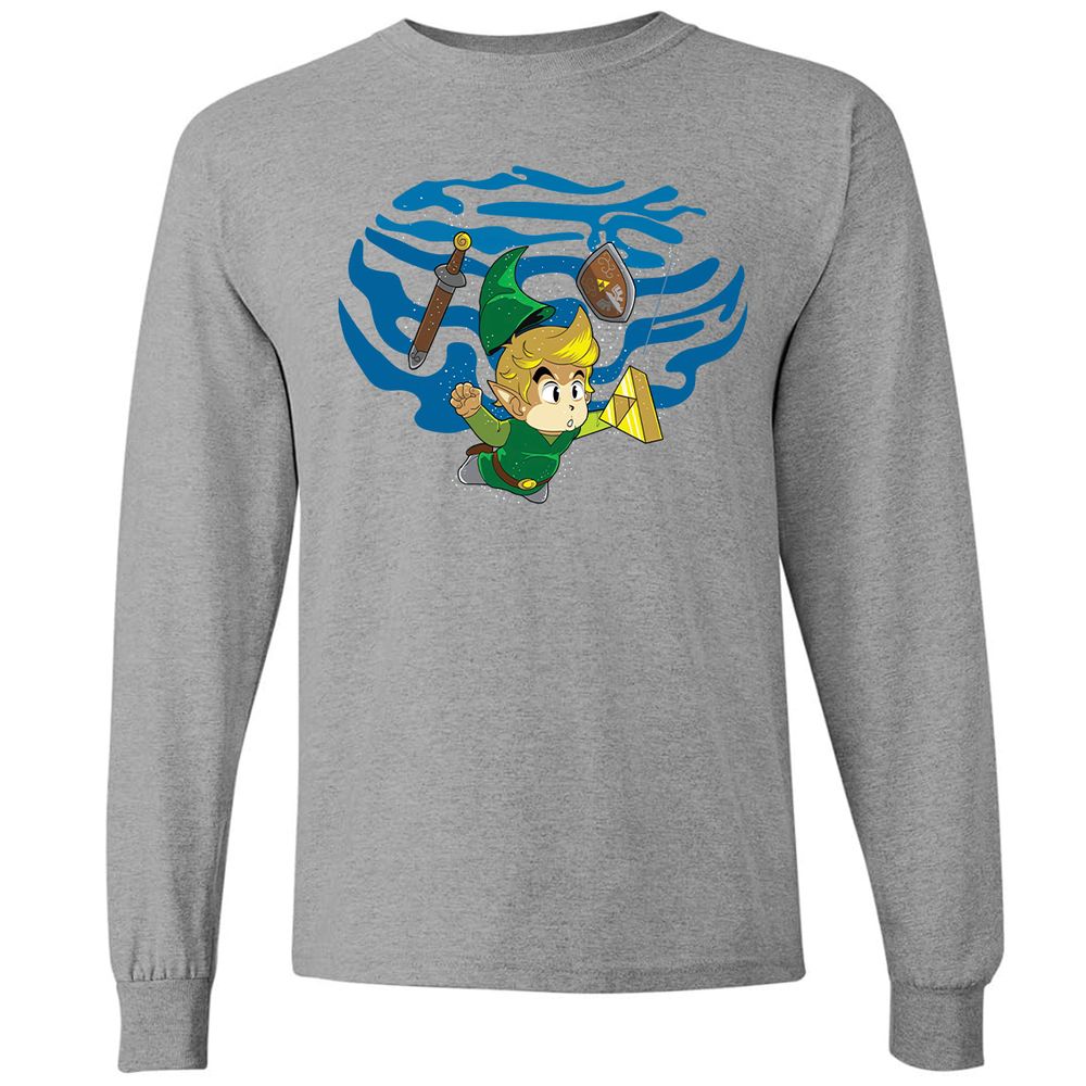 Long Sleeve T-Shirt - D3DEZA33 - Graphite Heather - 6