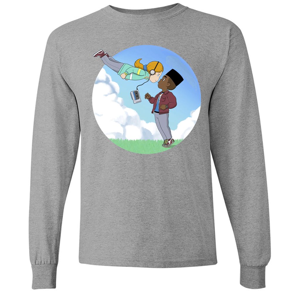 Long Sleeve T-Shirt - QJQ4YXAN - Graphite Heather - 6