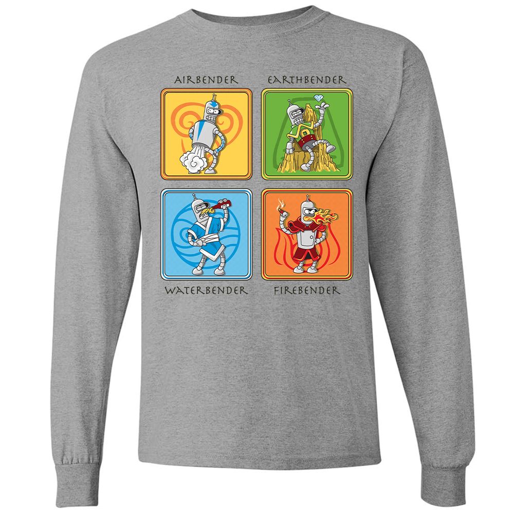 Long Sleeve T-Shirt - FZ45M7TB - Graphite Heather - 6