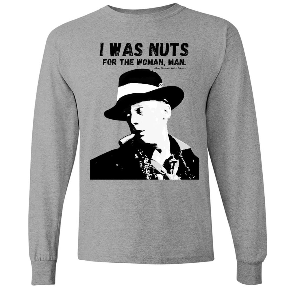 I was nuts for the woman, man - Graphite Heather - 6