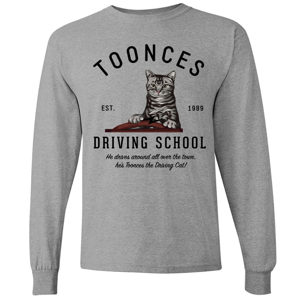 Funny Cat Driving School - Graphite Heather - 6