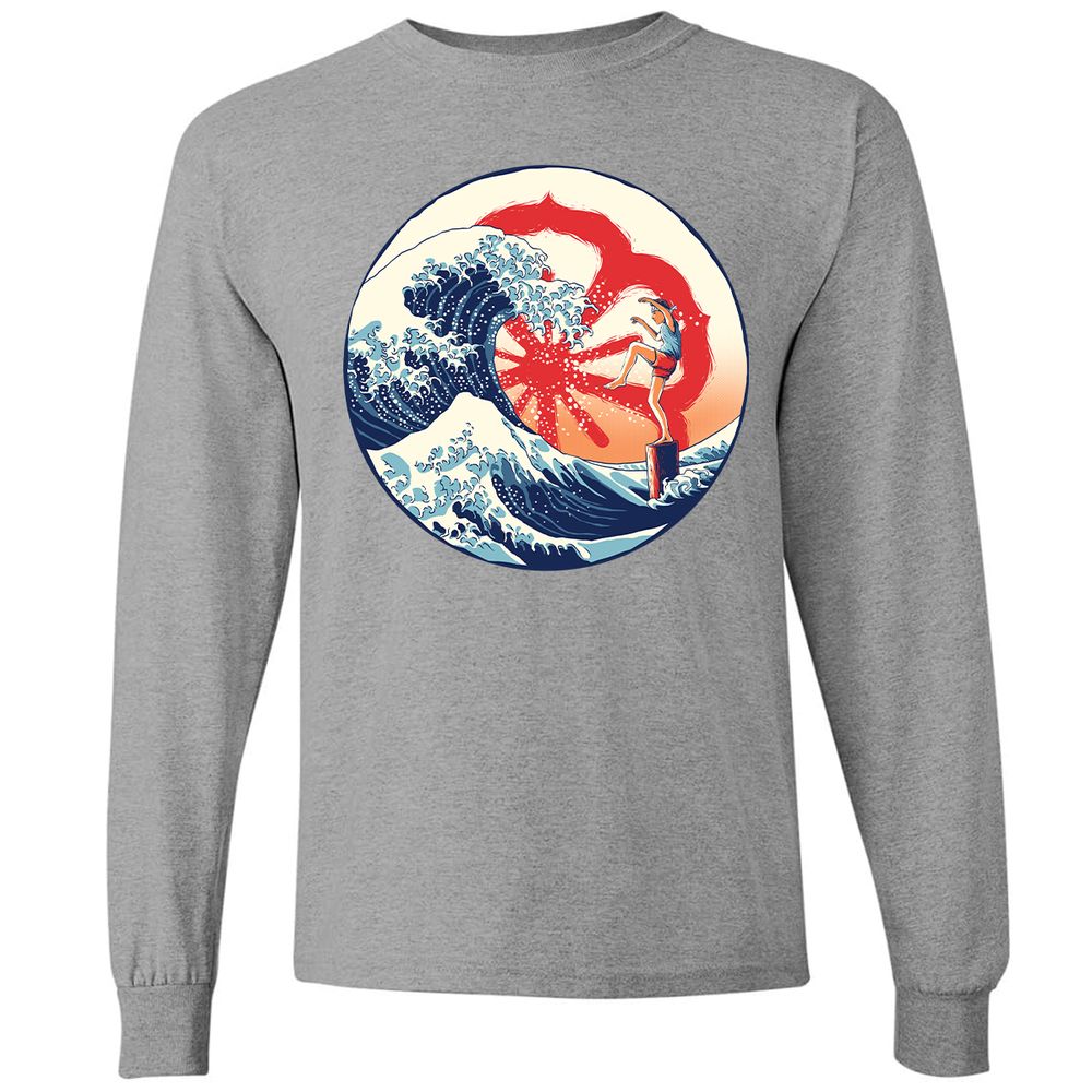 Long Sleeve T-Shirt - JZ2K5QMV - Graphite Heather - 6