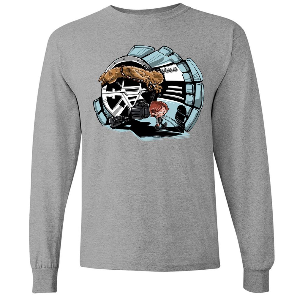 Long Sleeve T-Shirt - 9AZZ15LN - Graphite Heather - 6