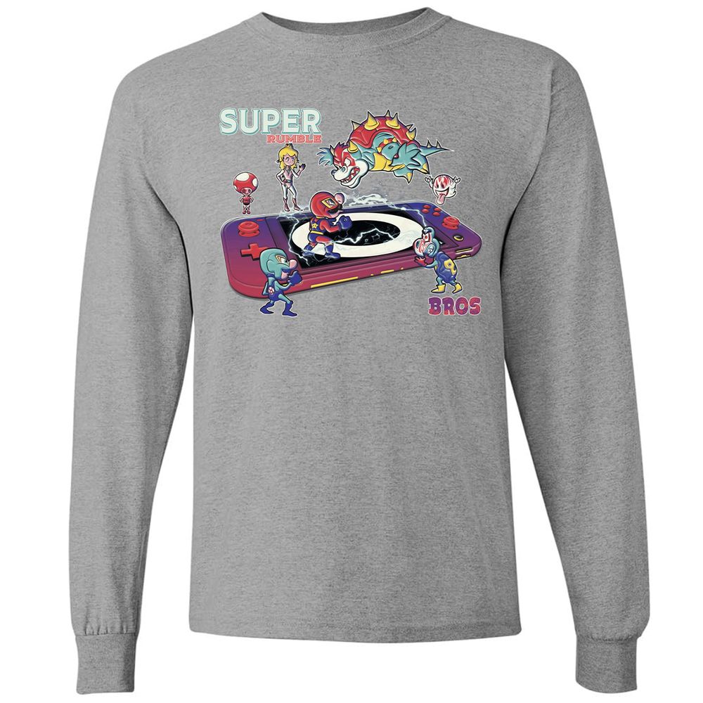 Long Sleeve T-Shirt - R5VEBKKZ - Graphite Heather - 6