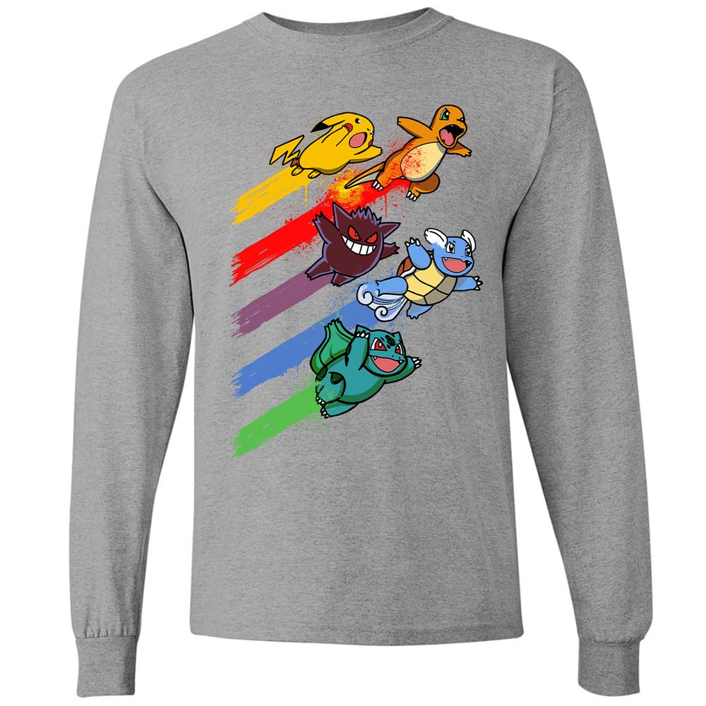 Long Sleeve T-Shirt - KMN5JGQ4 - Graphite Heather - 6