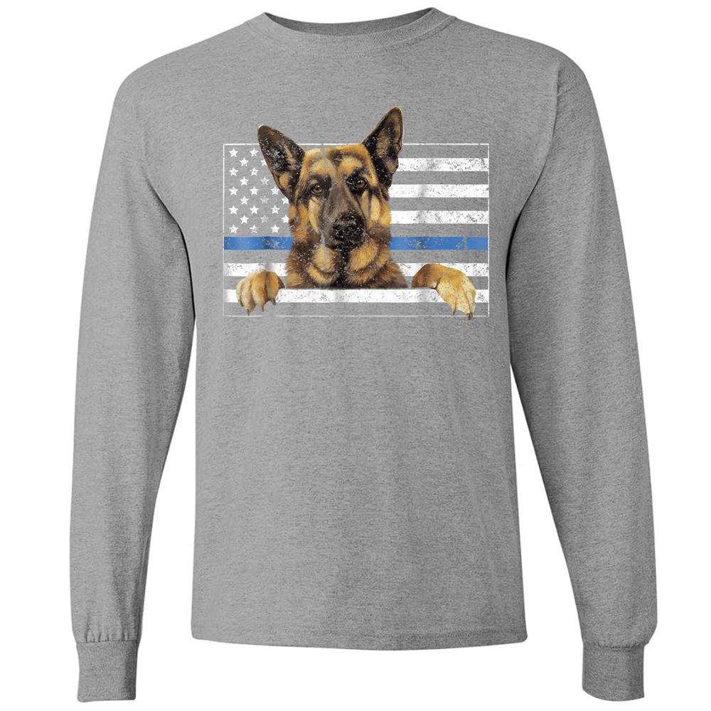Long Sleeve T-Shirt - 7QEP6SCA - Graphite Heather - 6