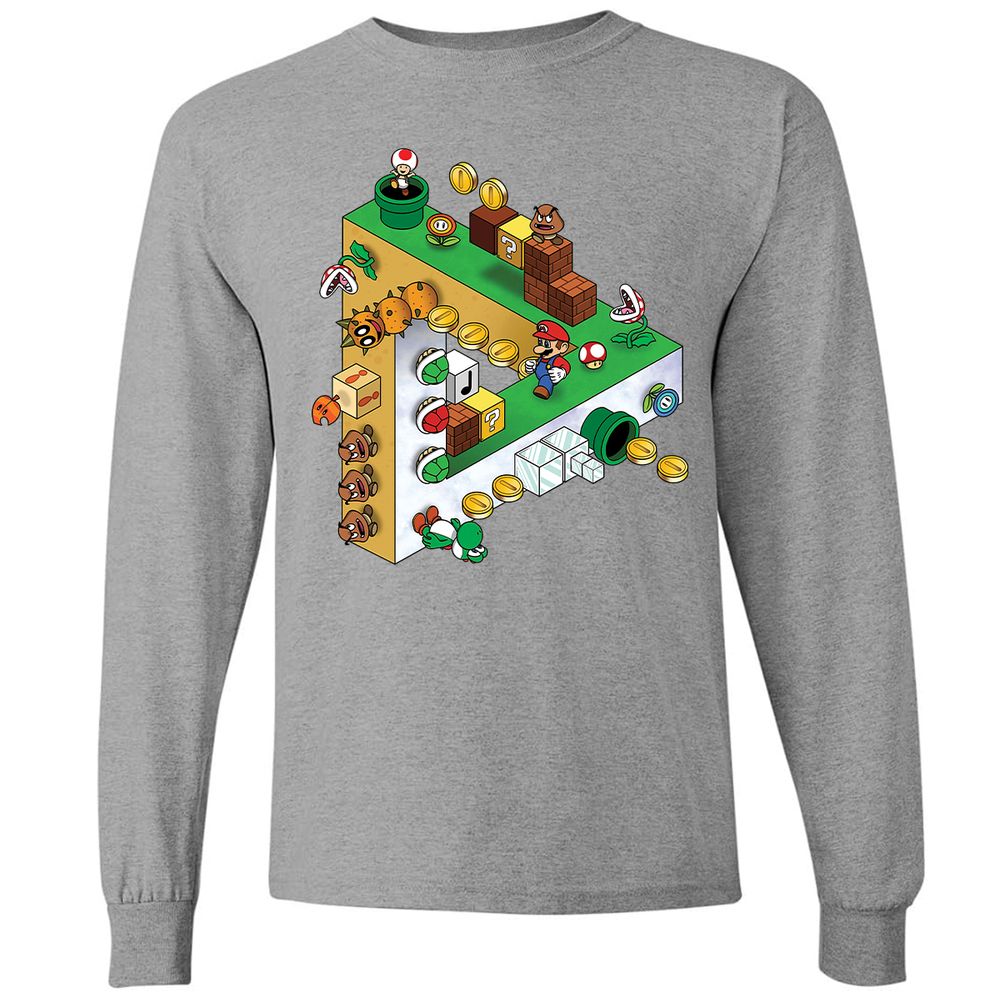 Long Sleeve T-Shirt - 5QC3UQ9H - Graphite Heather - 6