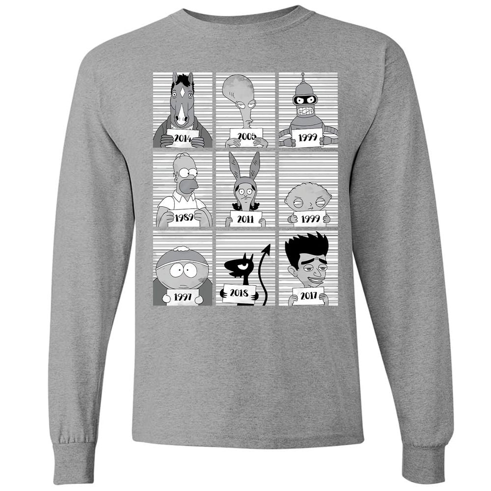 Long Sleeve T-Shirt - 23U23R1Y - Graphite Heather - 6