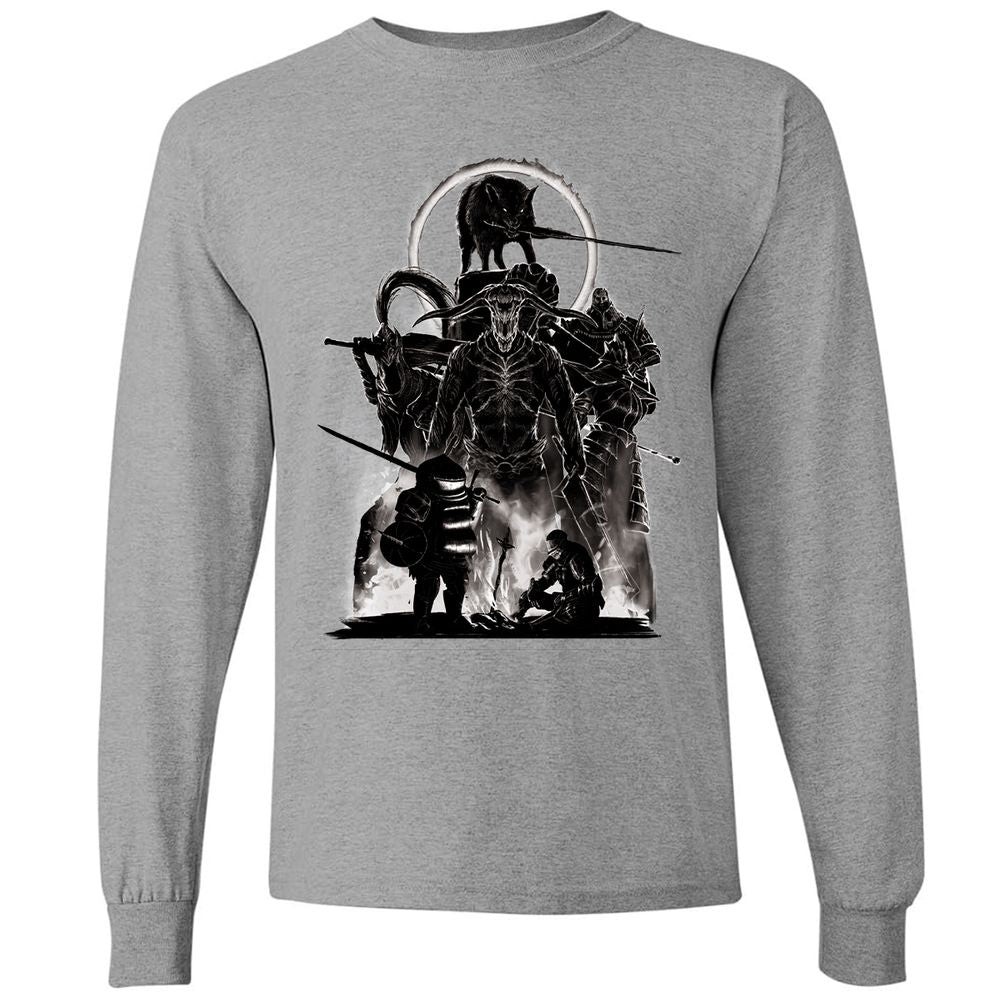 Long Sleeve T-Shirt - NZG5HDCG - Graphite Heather - 6