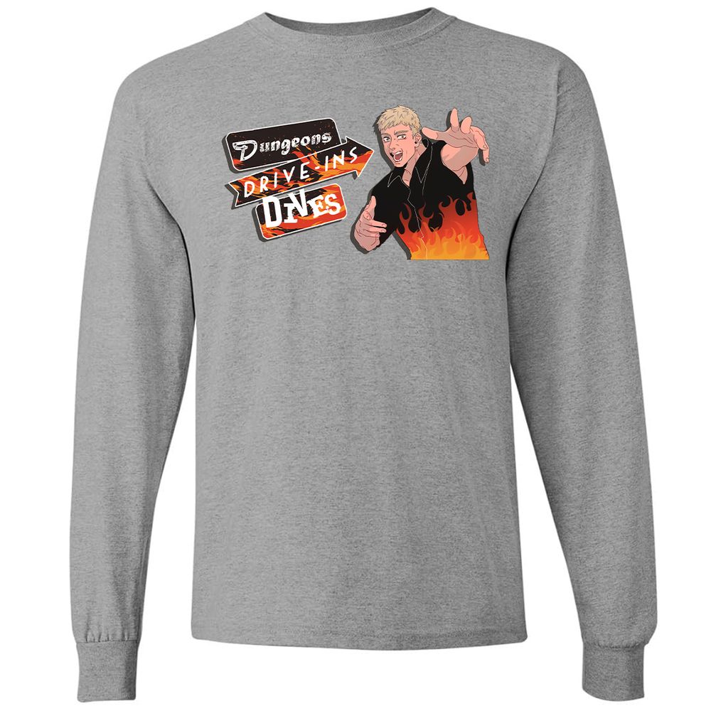 Long Sleeve T-Shirt - 1RGM6N2Y - Graphite Heather - 6