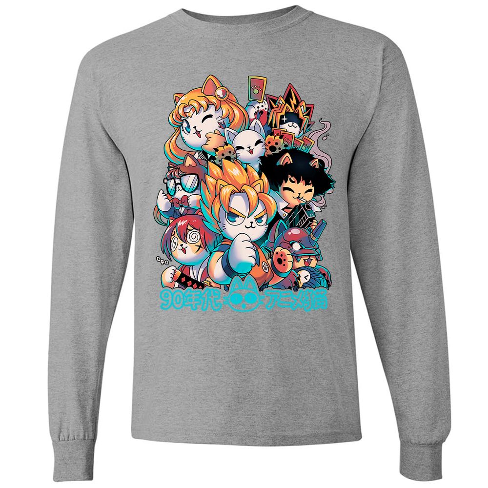 Long Sleeve T-Shirt - ERXVQSH7 - Graphite Heather - 6