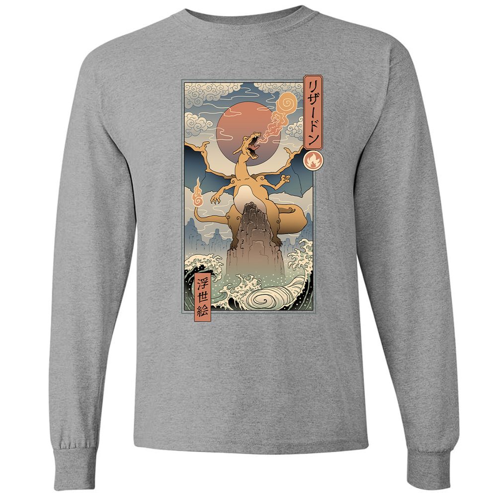 Long Sleeve T-Shirt - EPZ44JBK - Graphite Heather - 6