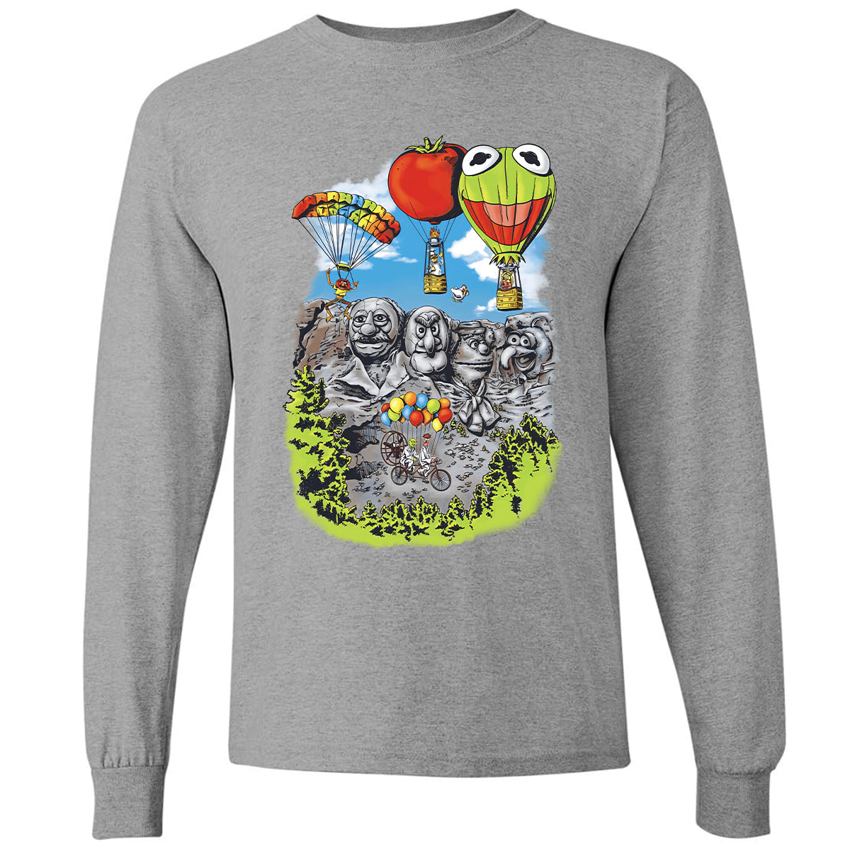 Long Sleeve T-Shirt - GSHVZWWU - Graphite Heather - 6