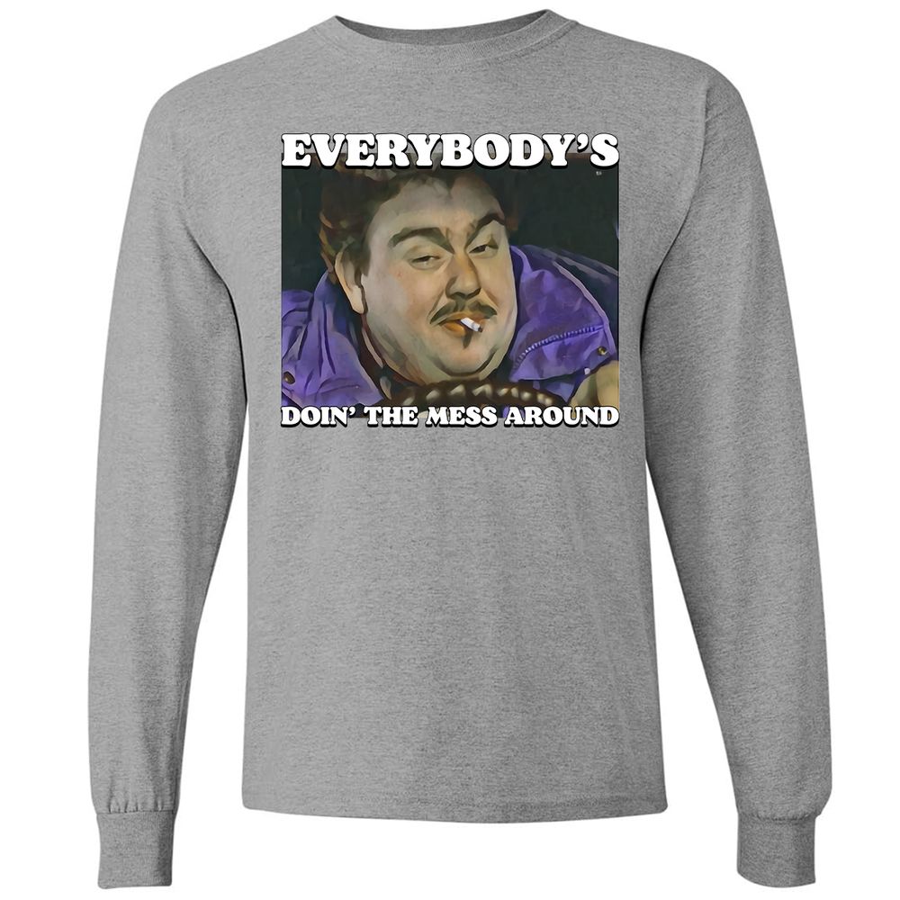 Long Sleeve T-Shirt - Z1BYQZ44 - Graphite Heather - 6