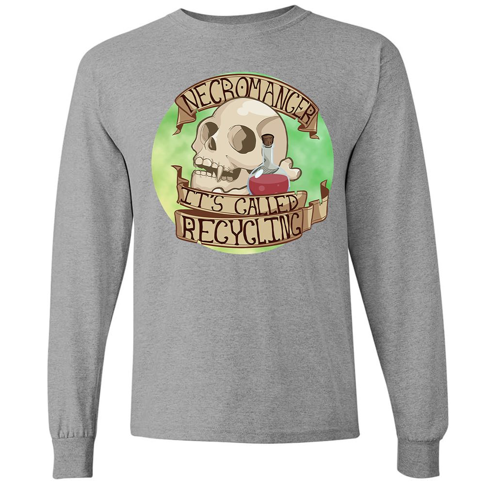 Long Sleeve T-Shirt - 8ZQGLXN7 - Graphite Heather - 6