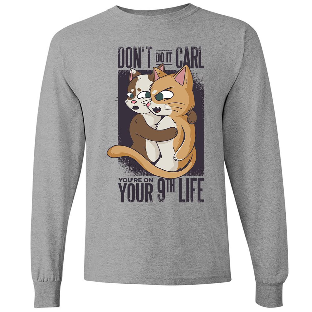 Long Sleeve T-Shirt - 4KFJZN6M - Graphite Heather - 6