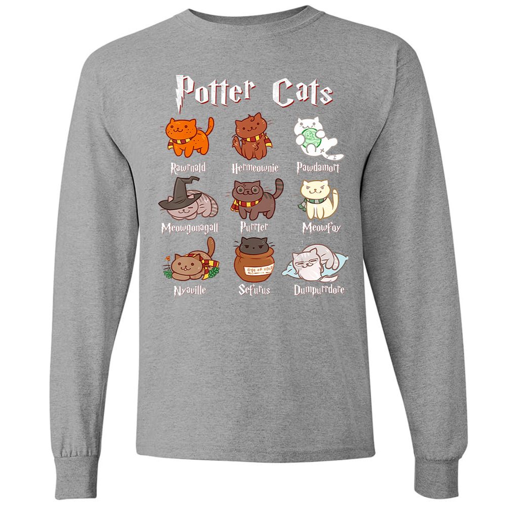 Long Sleeve T-Shirt - W9AAY7MQ - Graphite Heather - 6