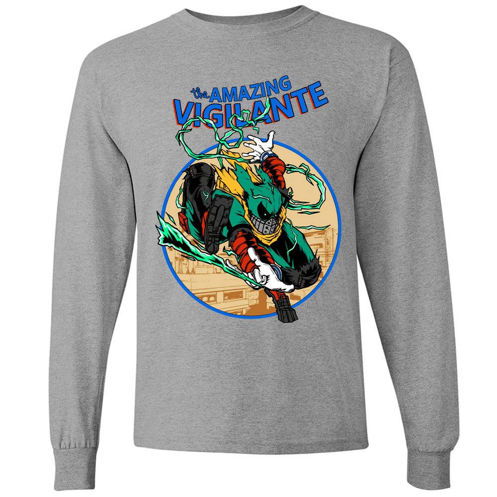 Long Sleeve T-Shirt - JH7QE9KF - Graphite Heather - 6