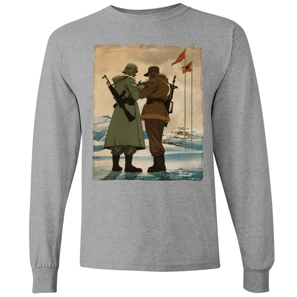Long Sleeve T-Shirt - 2T4HG375 - Graphite Heather - 6