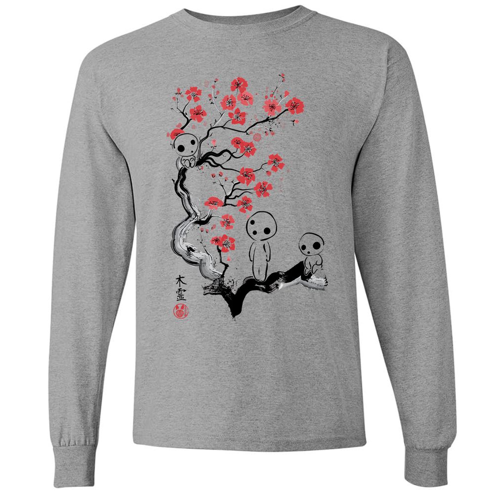 Long Sleeve T-Shirt - JPNJ3HU7 - Graphite Heather - 6