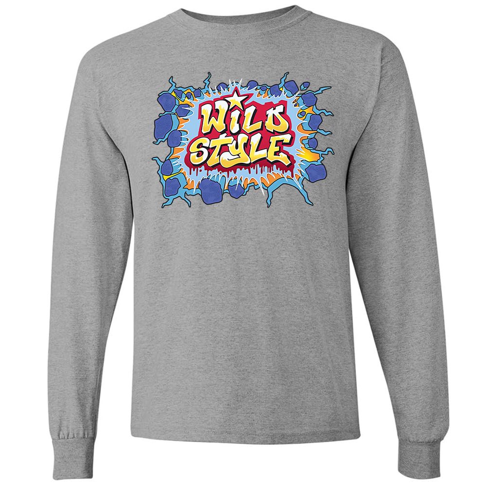Long Sleeve T-Shirt - Black - Graphite Heather - 6