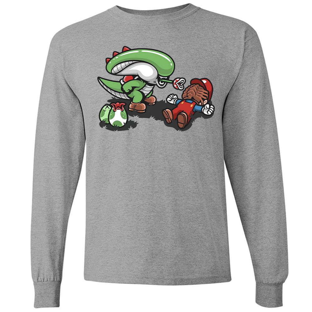 Long Sleeve T-Shirt - GQC4BKFS - Graphite Heather - 6