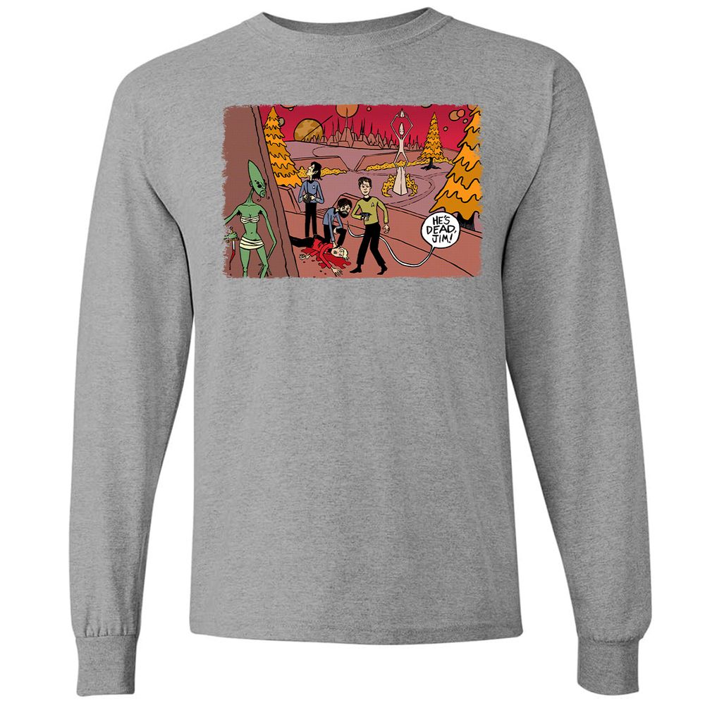 Long Sleeve T-Shirt - AWUH78MH - Graphite Heather - 6