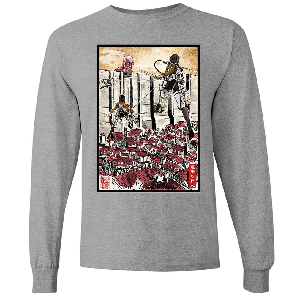 Long Sleeve T-Shirt - TUG6RJ2R - Graphite Heather - 6