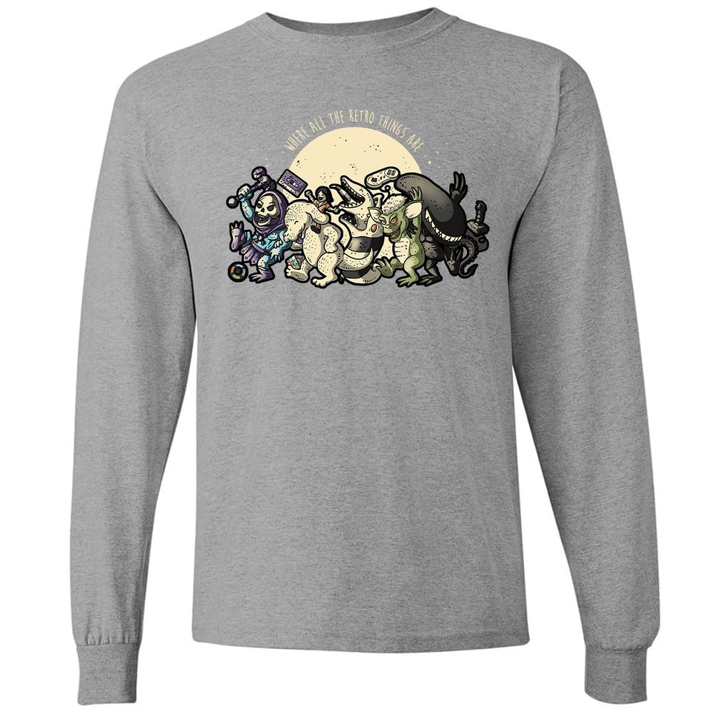 Long Sleeve T-Shirt - 7MLXA5K7 - Graphite Heather - 6