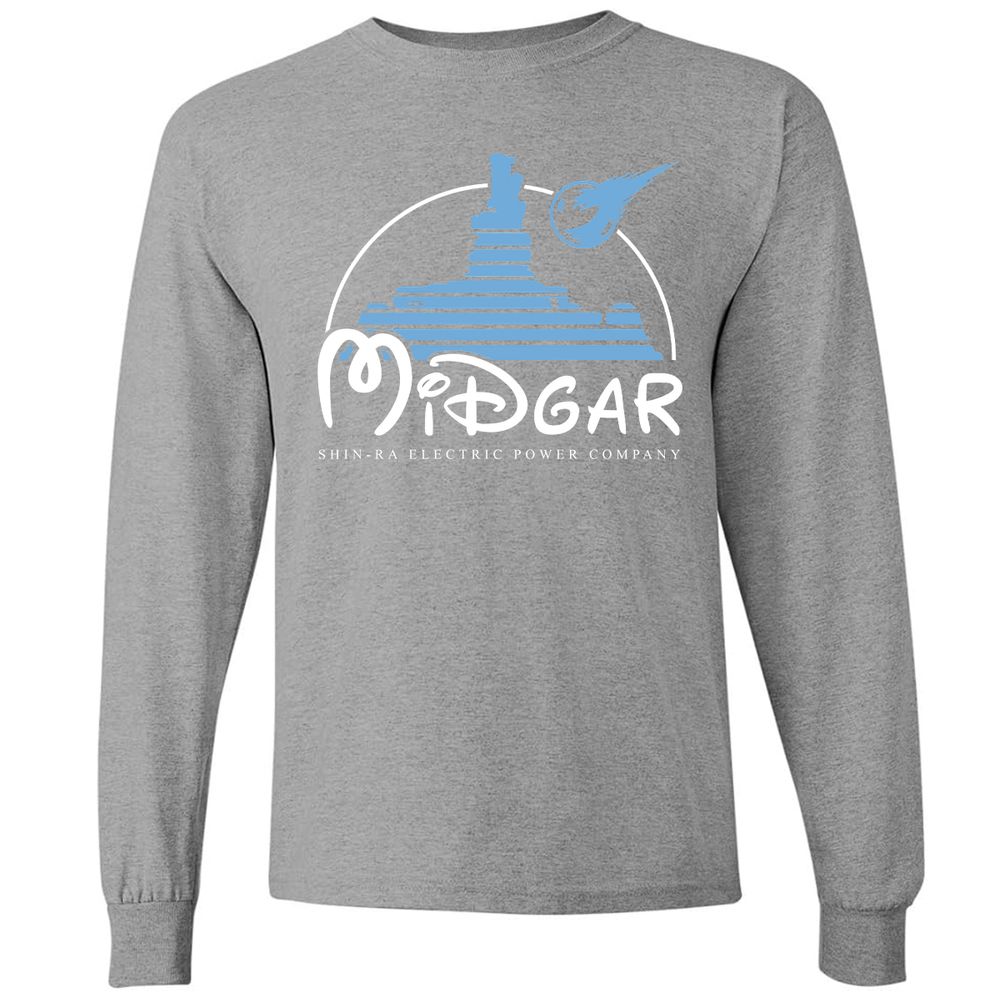 Long Sleeve T-Shirt - B8RKCDY8 - Graphite Heather - 6