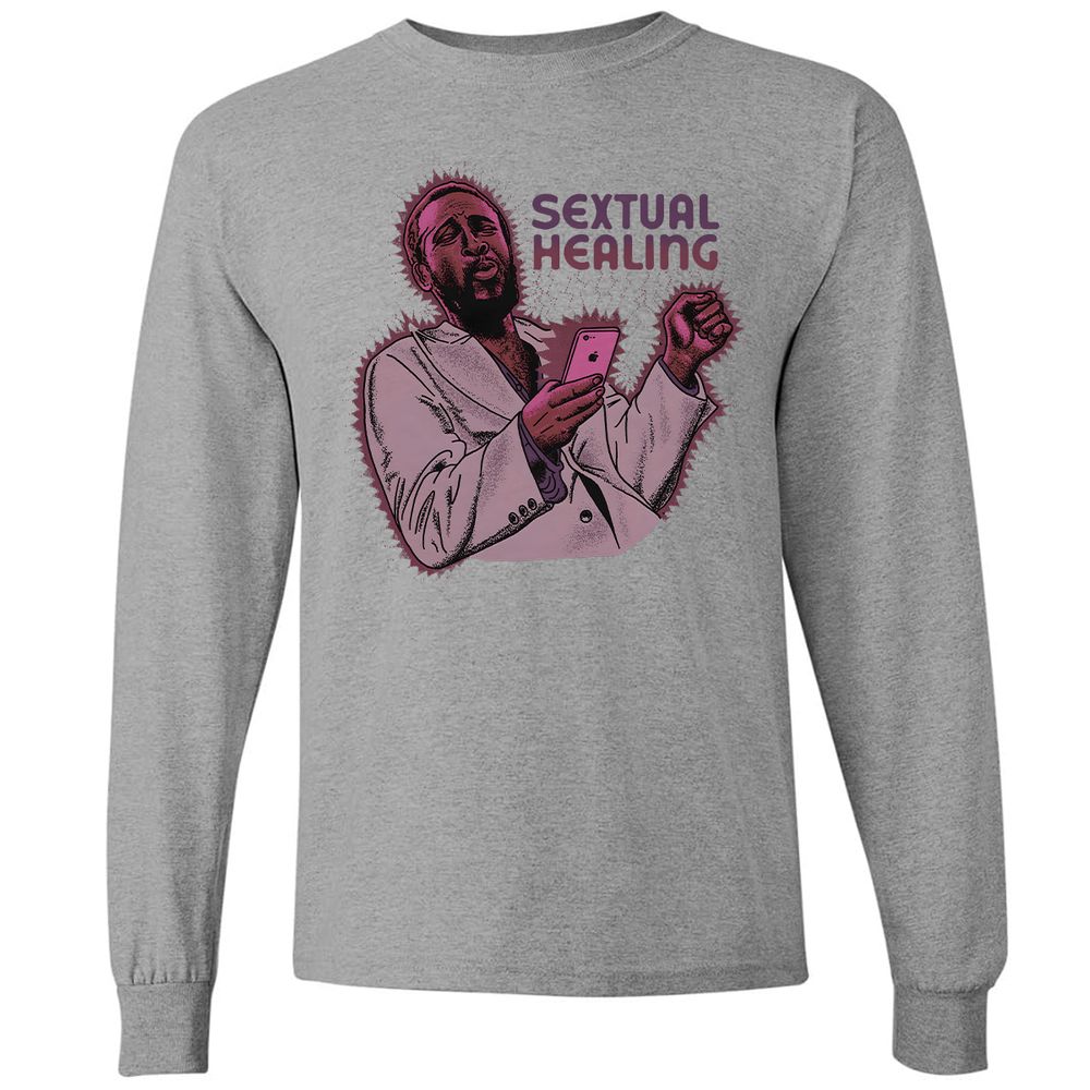 Long Sleeve T-Shirt - 9JD7FVGL - Graphite Heather - 6