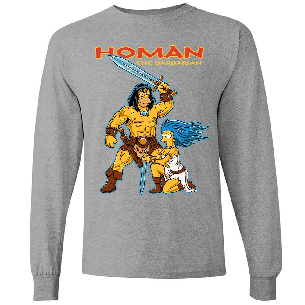 Long Sleeve T-Shirt - 82QGFG4K - Graphite Heather - 6