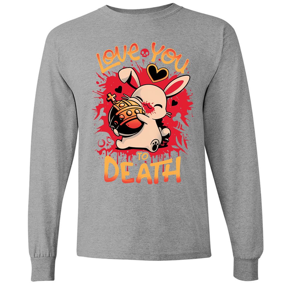 Long Sleeve T-Shirt - 1X7NL3FJ - Graphite Heather - 6