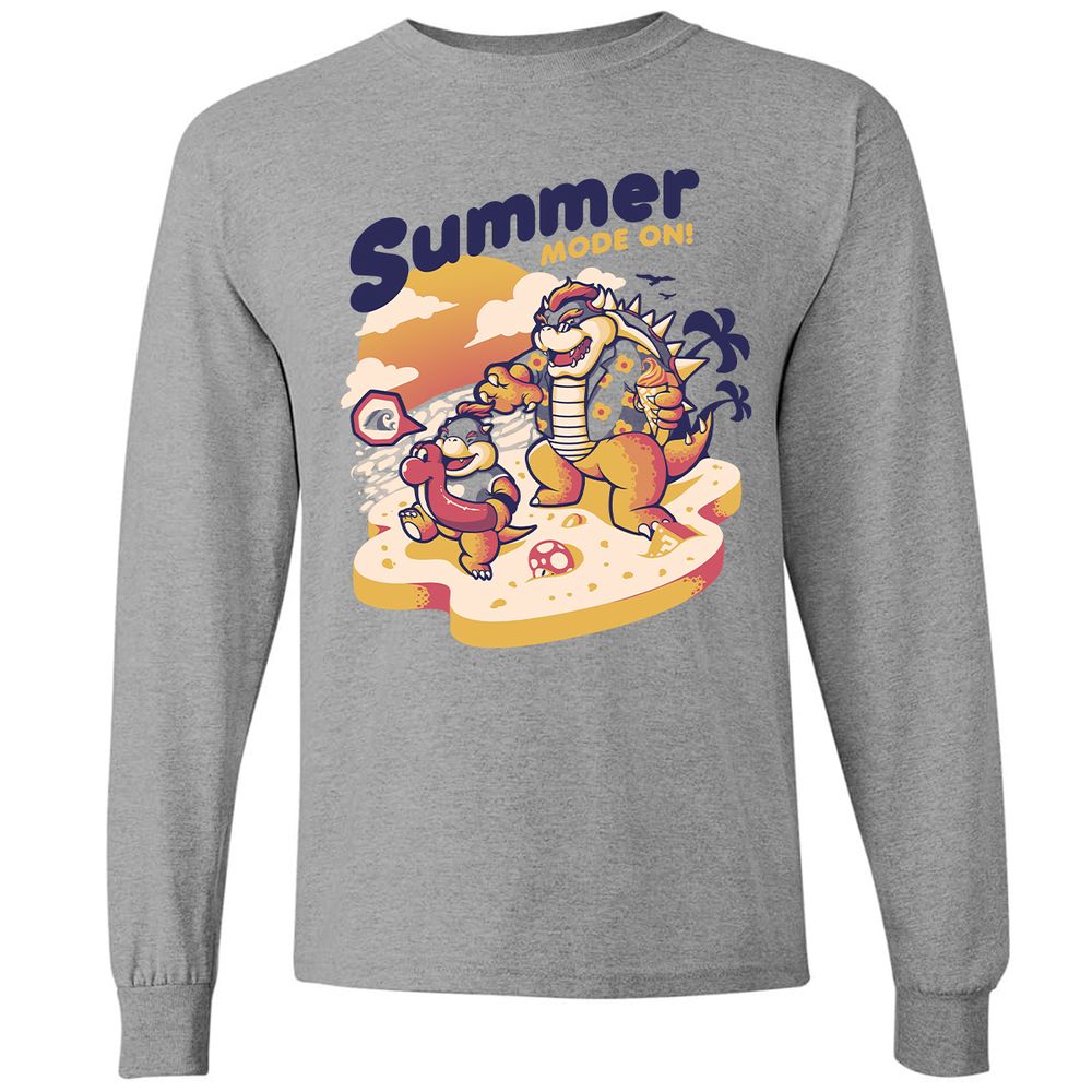 Long Sleeve T-Shirt - 9S1F77SF - Graphite Heather - 6