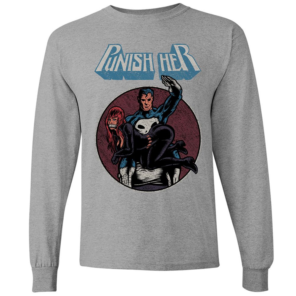 Long Sleeve T-Shirt - E3T97BMD - Graphite Heather - 6