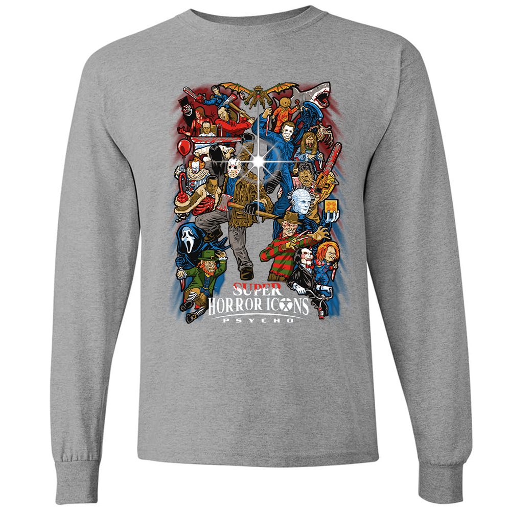 Long Sleeve T-Shirt - B8H2SJSL - Graphite Heather - 6